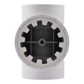 HoldRite 3 In. Plug DWV & Cleanout PVC/Nylon Tee With Spanner Ring