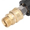 8pcs Pressure Washer Adapter Set Quick Coupler Fittings Metal Quick
