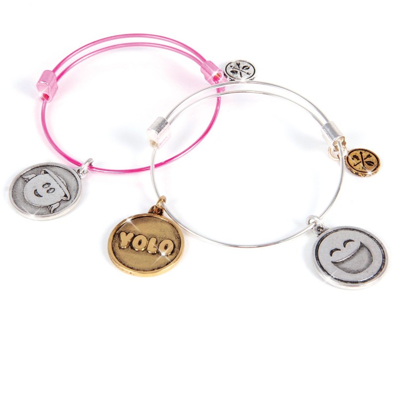 Charmazing Let's Get Started Bracelets - Emoji Collection 1