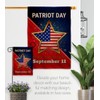 Ornament Collection Never Forget 9/11 Burlap Garden Flag Set Mailbox