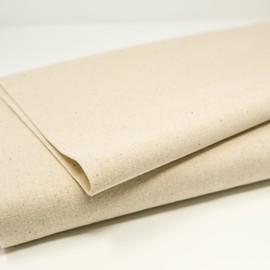 Roc-Lon 44/45" 100% Cotton Osnaburg Natural Perm Press, Off-White, Cut by The yard