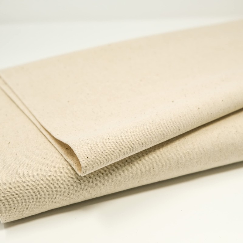 Roc-Lon 44/45" 100% Cotton Osnaburg Natural Perm Press, Off-White, Cut