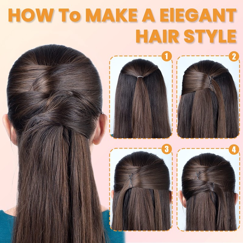 MORGLES 120Pcs Bobby Pins Black, 2Inches Bobby Hair Pins Bulk