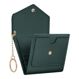 Gostwo Womens Wallet RFID Blocking Small Wallets Woman Credit Card Holder Trifold Ladies Wallets with Coins Zipper Pocket(Green)