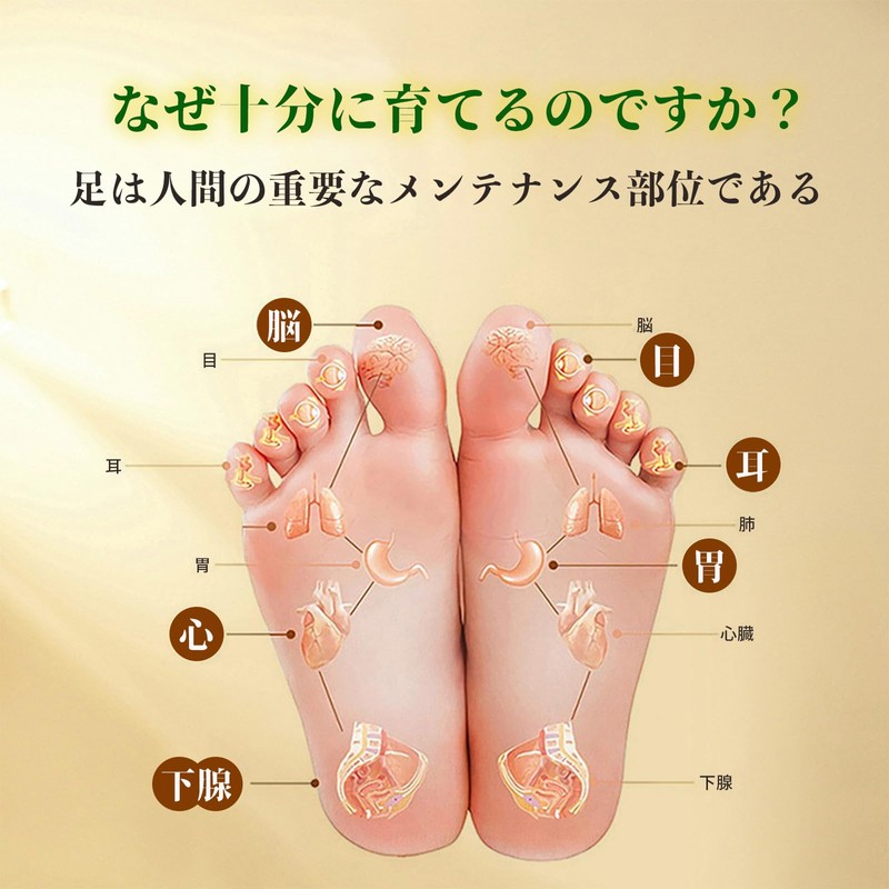 Foot Sheets, No Fire, Moxibustion, 30 Sheets (15 Feets), Foot