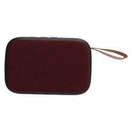 Wireless Bluetooth Speaker Plastic and Fabric Rechargeable 300mah Portable Wireless Speaker for Party Beach Camping Red