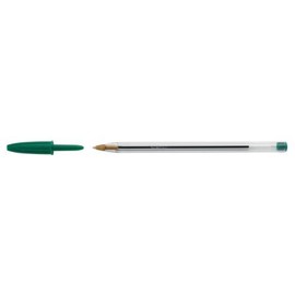 BIC 8373629 - Bic Cristal Ball Pen Medium 10mm Green 8373629 - (PK50)