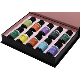 Viva Doria Food Grade Essential Oil Set - Top 10 Blends for Diffusers, Home Care, Candle Making Scents, Fragrance, Aromatherapy, Humidifiers