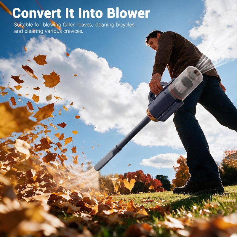 Cordless Vacuum & Blower, Handheld Stick Vacuum with Accessories Tools