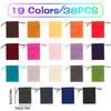 TAIHOBO Velvet Jewellery Bags, 38PCS Jewellery Pouches, 19 Colors Jewellery