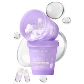 Okerker 20pc Deep Cleansing Oil for Face, Mini Travel Size Face Cleansing Oil, Gentle Makeup Remover, Moisturizing Pore Cleansing, Individually Packaged Travel Essential Makaup