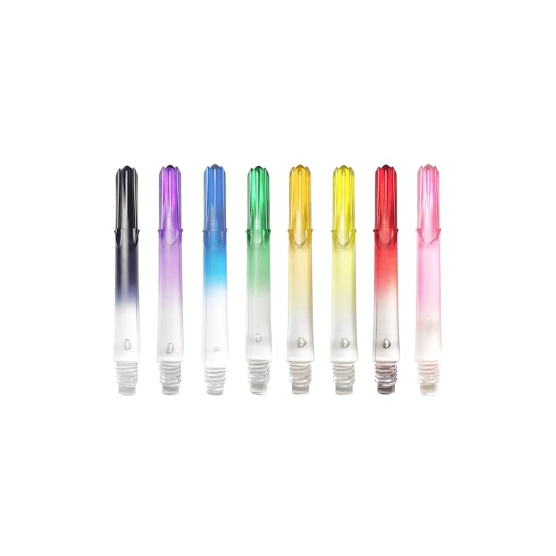 L-style l-shaft lock straight n9 twincolor transparent pink
