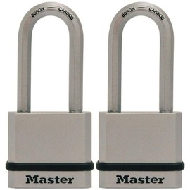 Master Lock M530XTLH Magnum Solid Steel Keyed Alike Padlocks, 2 Pack, 2 Count