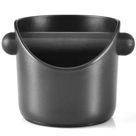 Caja de golpe de café expreso, caja de golpe de café expreso, 4 pulgadas, duradera antideslizante para posos de café Recipiente de descarga de molienda Contenedor de basura Cubo