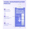 Ksend Moisture Absorbers 10 Pack, 9.8 Oz Compact Dehumidifier Bags