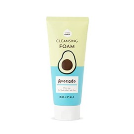 ORJENA Smile Day Cleansing Foam Avocado 180ml – Espuma Limpiadora Facial Hidratante y Nutritiva con Extracto de Aguacate