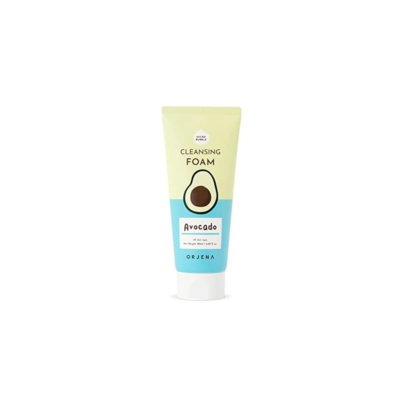 ORJENA Smile Day Cleansing Foam Avocado 180ml – Espuma Limpiadora
