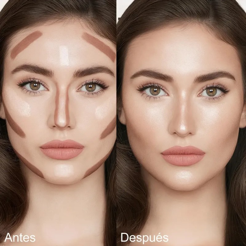 Bálsamo Contorno Iluminador Hidratante Textura Cremosa 9g Tono Del Maquillaje