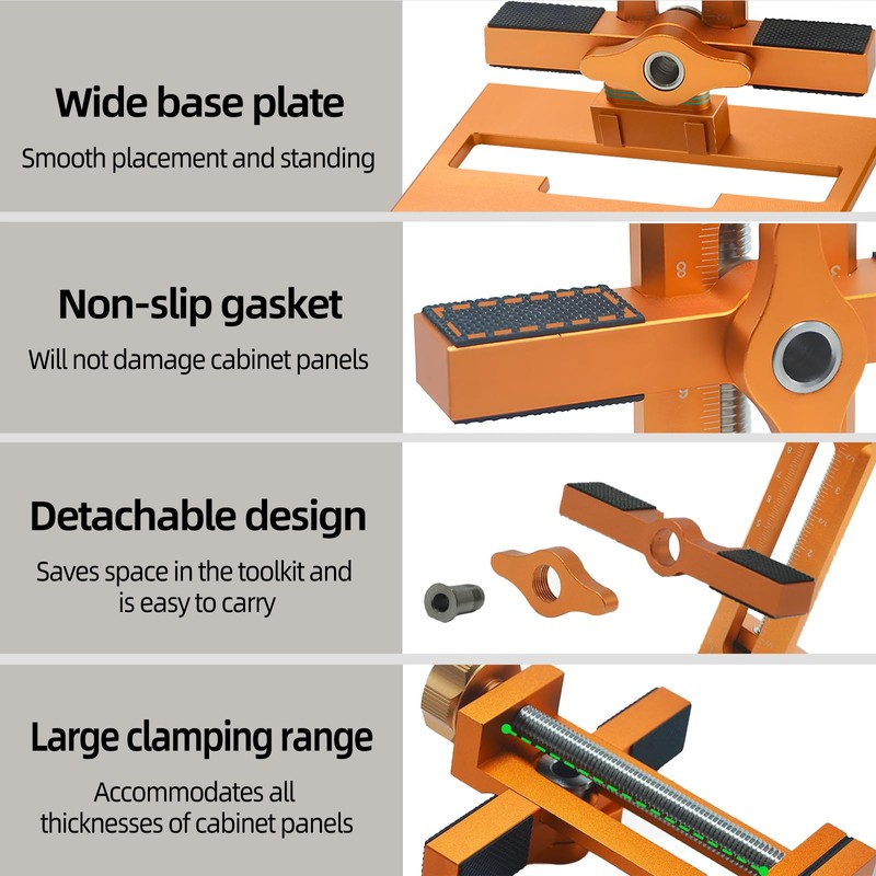Imbot Cabinet Door Mounting Jig &With Base 3-In-1 Cabinet Door