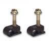 SatelliteSale Single Screw Black Clips for Ethernet Internet Telephone Cable