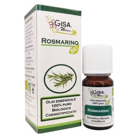 Rosemary, Organic Essential Oil, 100% Pure and Natural, [10ml], Food Grade, for Aromatherapy, Massage, Relaxation, Personal Care, Suitable Against Cellulite and for Breathing