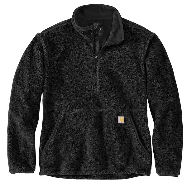 Carhartt Men's Loose Fit Fleece Pullover, Black, X-Large