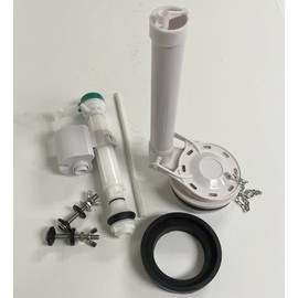 Glacier Bay Fill Valve Replacement and 3 Inch Flush Valve Kit for Two Piece Toilet by NuFlush