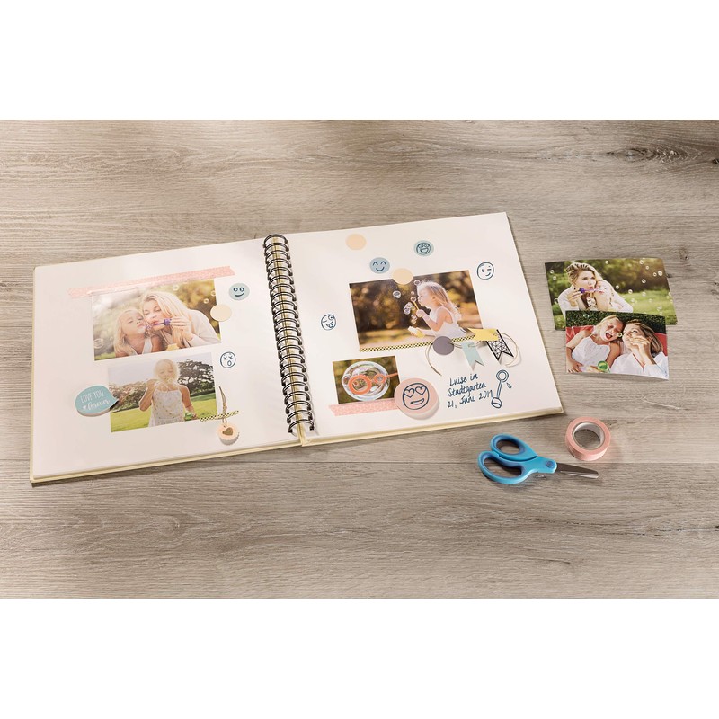 Walther design Spiral Album, Brown, 26 x 26 cm