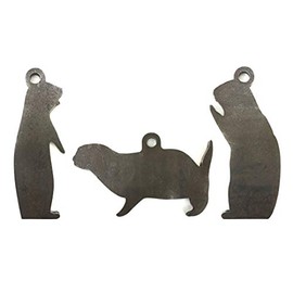 Steel Shooting Targets 12" 3/8" AR500 Prairie Dog Animal Silhouette - 3pc