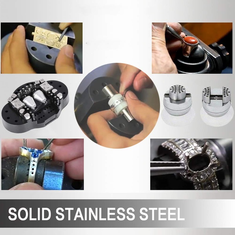 Ball Vise Engraving Setting Tool 360°Rotation Professional Ball Vise 30