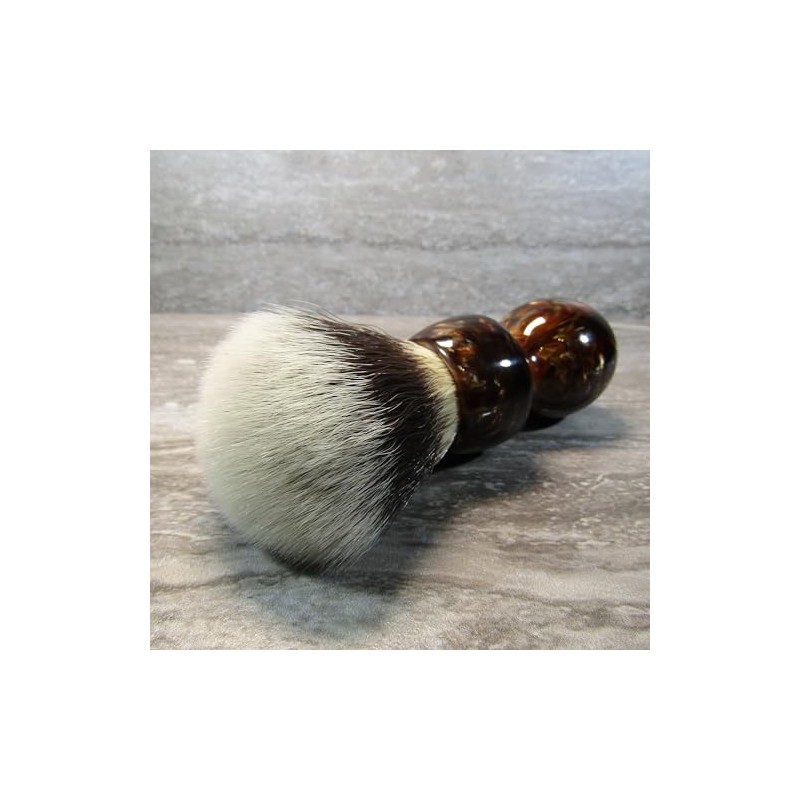 Yaqi Caramel Cat's Whisker Synthetic Shaving Brush