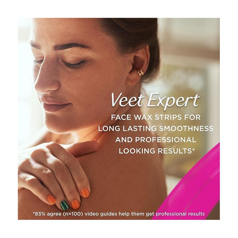 Veet Expert Face Wax Strips 20 Pack