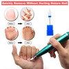 2Pcs Nail Drill Bit Medium Grit Ceramic Drill Bit Corn