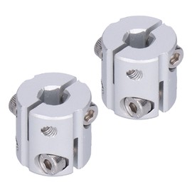 2pcs Shaft Coupler Aluminum Alloy Hex Hole High Load Flexible Shaft Coupling for Connecting Parts8mm to 12mm