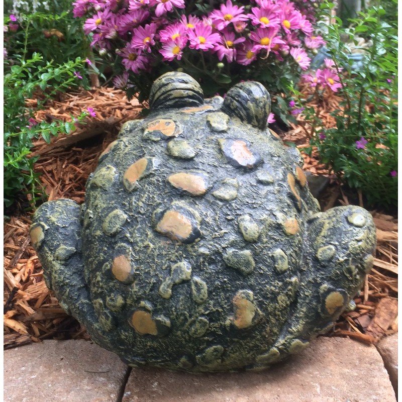 HomeStylesToad Hollow Large Toad Natural Green