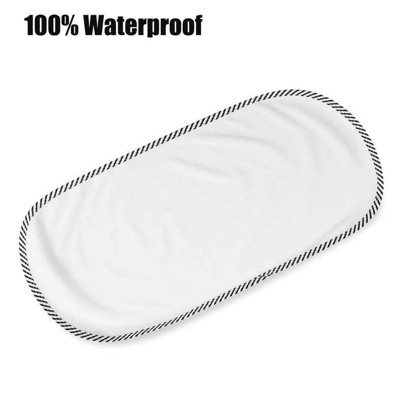 PandaEar 4 Pack Waterproof Changing Pad Liners, Baby Diaper Changing