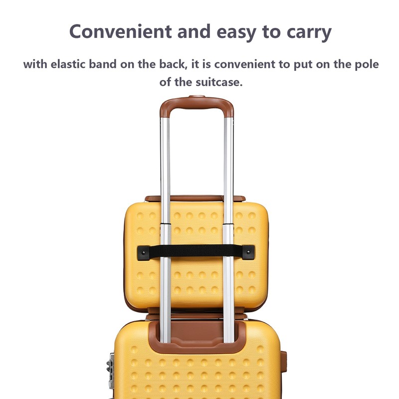 Kono Lightweight Travel Makeup Carrying Case Cosmetic Case Mini 13"