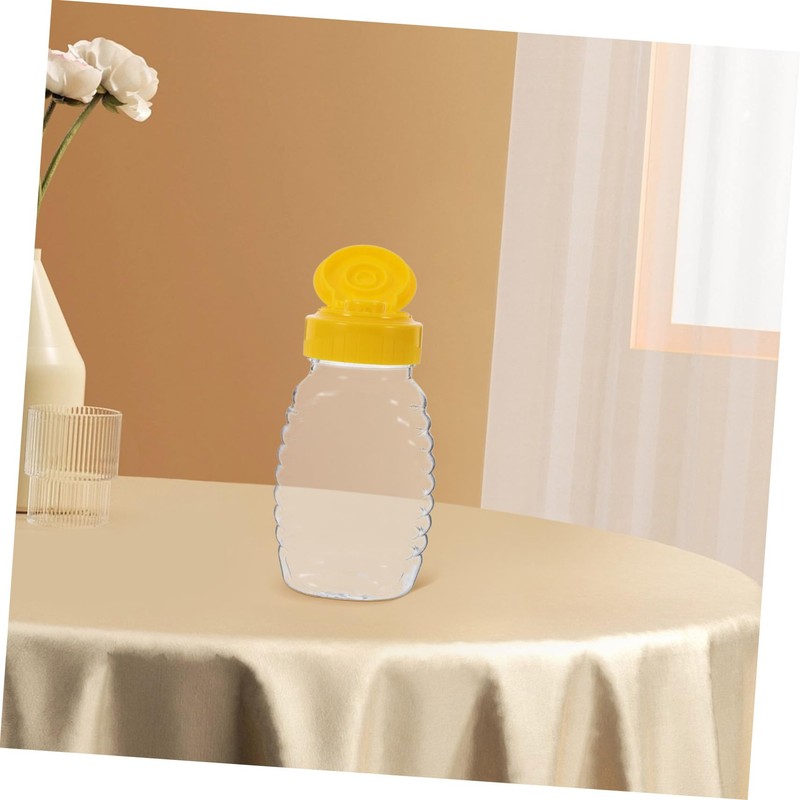BIUDECO 108ml Squeeze Honey Bottle Dispenser Flip Lid Leakproof Containers