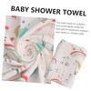 CORHAD Pure Cotton Bath Towel Muslin Towel for Newborns Lightweight