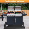kanhiro Grill Mats for Outdoor Grill 59x39 Inch Fireproof Double-Sided
