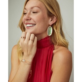 Kendra Scott Danielle Drop Earrings for Women, Fashion Jewelry, 14k Gold-Plated, Iridescent Dichroic Glass