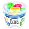 R&M International Alphabet and Number 1.5" Cookie Cutters, 36-Piece Bucket
