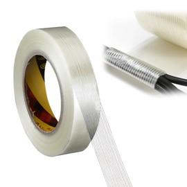 Rise Japan Fiberglass, Length 19.7 ft (50 m) x Width 0.8 inches (50 m) x Width 2 cm High Strength Multi-Purpose Tape Durable Repair Packaging DIY Material Fiberglass Tape