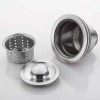 2PCS Stainless Steel Kitchen Sink Strainer W/ Filter Basket Drain