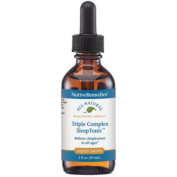 Native Remedies Triple Complex Sleep Tonic - Relieves Mild Tension and Sleeplessness, Increases Drowsiness and Restores Healthy Sleep Patterns - 59 mL