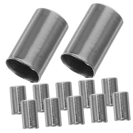 Kisangel 100pcs Copper Bike Brake Cable Caps Easy Installation Dustproof Protection for Mountain Road Bikes Enhance Safety Bicycle Brake Line Accessories