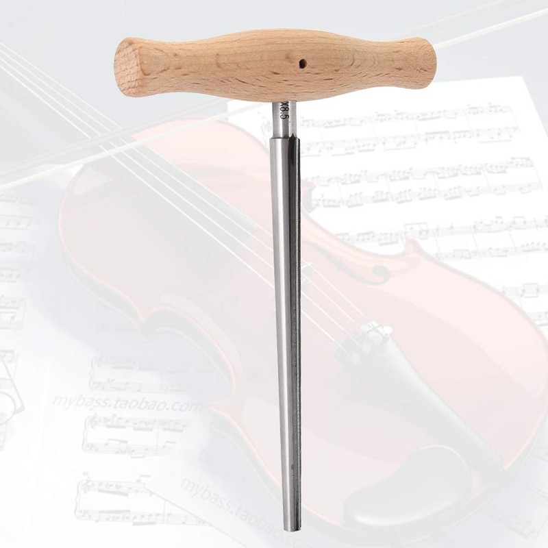 RiToEasysports Violin Reamer 1:30 Conical with Wooden Handle for 3/4