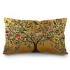 Gold Tree of Life Throw Pillow Cover 12x20
