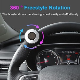 CGEAMDY Universal steering wheel knob, spinner, steering wheel knob, tractor steering wheel, steering wheel, steering aid, universal rotary knob, universal car knob, steering wheel knob, spinner