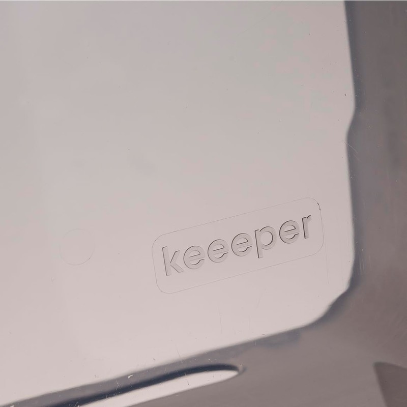 keeeper 6 Litre Textured Storage Box Lotta Crystal Grey